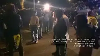 Ancora tensione al porto di Oristano: alle 3 di notte nuovo blocco dei tir carichi di pale eoliche