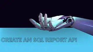 Create an SQL Report API in 5 minutes