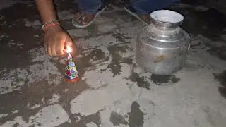 Diwali Anar Vs Steel pot #diwali2025 #experiment #fireworks 