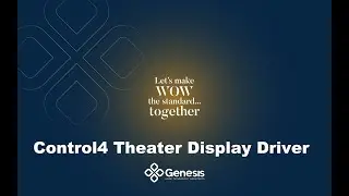 Control4 Theater Display Driver 🇪🇸