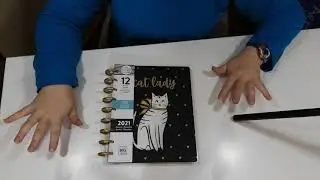 The Happy Planner CAT LADY 12 Month 2021 CAT LOVER Planner Flip Through