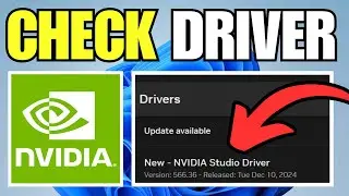 Как проверить версию драйвера Nvidia в Windows 11