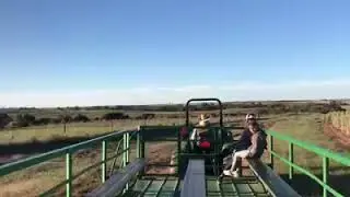P BAR FARMS | Tractor Ride To Pumpkin Patch | Hydro, Oklahoma | Fall Midwest