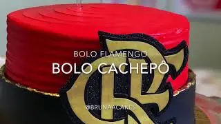 Bolo Cachepô - Bolo Flamengo - Bruna Santoski