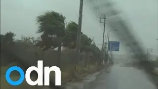 Typhoon barrels down the Japanese coast