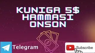 Internettda Pul Ishlash Yŏllari 2022  |Sarmoyasiz Kuniga 5$ Dan Pul Ishlimiz | Pul Tŏlidigan Saytlar