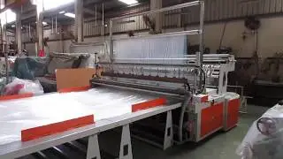Flying Knife Bottom Sealing + Heavy Duty Bag on Roll Bag Machine  飛刀平口袋 + 重包裝點斷製袋機