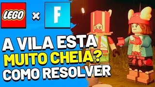 Como recrutar MAIS NPC quando a VILA esta cheia FORTNITE LEGO DICAS