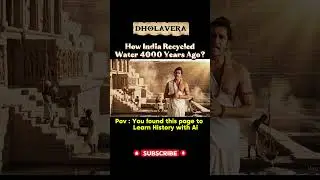 DHOLAVERA : How India Recycled Water 4000 years ago😱 ? #shorts #history #ancient #viral #dholavira