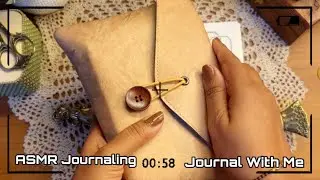 JOURNAL WITH ME 📜| ASMR Aesthetic Journaling | Collage Art and Relaxing Paper Sounds ✨