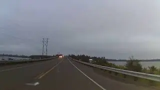 Driving from Satsop Business Park through Aberdeen to Westport, Washington, May 20, 2017