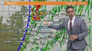 Dallas weather: Latest timing on potentially severe storms