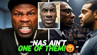50 Cent CHECKS Jim Jones For Playing With Nas&rsquo; Name&hellip; (It Got HEATED On Shannon Sharpe!)