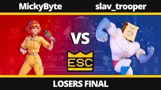 NASB at ESC 20 - Losers Final - MickyByte (April O'Neil) Vs. slav_trooper (Powdered Toastman) &ndash; EU