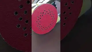 Sanding rust on a metal bench. Irwin universal mesh sanding disc and diablo sanding discs.