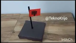  🇦🇱  28 N&euml;ntori - Punim kreativ / Creative Craft - Flag Day 🇦🇱