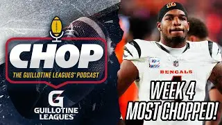 Most Chopped Players in Week 4 Guillotine Leagues&trade; (and What to Bid on Them!)