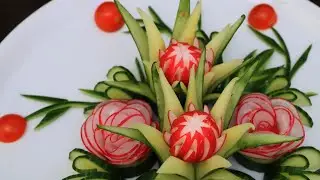 Art In VEGETABLE CARVING AND CUTTING TRICKS