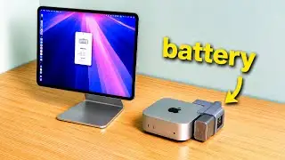 Battery powered Mac mini, and how to setup iPad as its only wireless display with Apple SideCar!