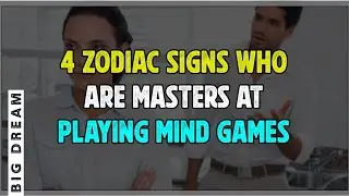 4 zodiac signs who are masters at playing mind games. #selfimprovement