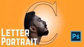 How to Create Letter Portrait Design in Photoshop