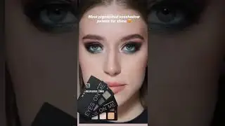 How to make green pigmented eyes shimmery eye look#softsmokey makeup#tutorial#easyeyelook#eyemakeup