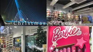 Christmas week vlog🎄 bookstore , travel, food , living alone 
