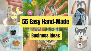 55 Easy Handmade Craft Business Ideas to Start from Home and MAKE MONEY 🎨🛍️