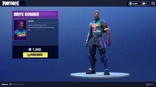 NEW &ldquo;BRITE GUNNER&rdquo; SKIN (Male Brite Bomber Outfit) - Fortnite Battle Royale