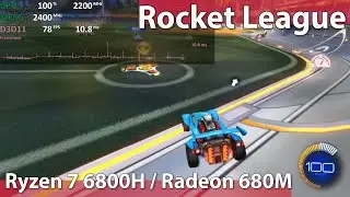 Rocket League | Radeon 680M | 1080p | AMD Ryzen 7 6800H (6900HS, 6800HS, 6800U)
