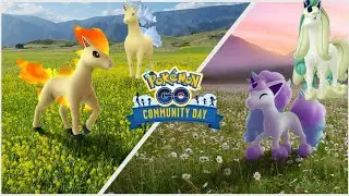 shiny Ponyta evolution ✨ || Ponyta Community day #pokemon #anime #gaming