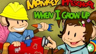 Monkey  Preschool When I Grow Up \ Развивающие  Игры для детей