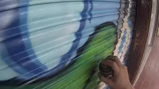 Graffiti cocodrilo de la 80 [ Fokografo Medell&iacute;n Colombia 2017]