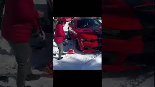 Sinsay Honcho and his RedEye Hellcat stuck in snow from Custom Mode to Sport Mode then Track Mode