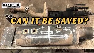Atv Muffler Repair - Honda Foreman 350d 4x4