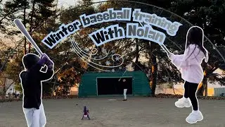 Join Nolan as he braves the cold for some intense winter baseball training