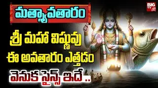 Lord Vishnu's FISH Incarnation |మత్స్యావతారం..శ్రీ మహా విష్ణువు ఈ అవతారం ఎత్తడం వెనుక సైన్స్ ఇదే..