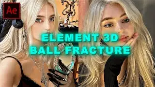 ELEMENT 3D BALL FRACTURE | After Effects Tutorial