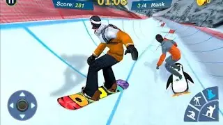 snowboard master 3D level 3&4(game play) walkthrough