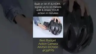 Best Budget Action Camera for Vlogging AKASO EK7000 4K30FPS Ultra HD Underwater Camera #shorts