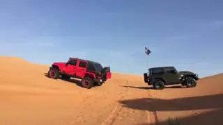 Qatar Jeep Owners Group Trip to Al Bayader UAE 1st of January 2017