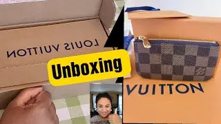 Unboxing Louis Vuitton Key Cles in Damier Ebene