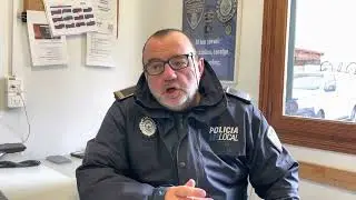 Pep Perell&oacute;, policia local de Pollen&ccedil;a, conta el que va passar al torrent de Lassarell