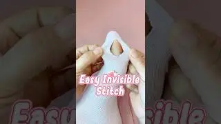 Fix a Tear Seamlessly &ndash; Easy Invisible Stitch for Fabric Repairs #diy #tutorial #tips