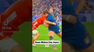 BRUTAL Women&rsquo;s Rugby Hit! #rugby #women #boomfa