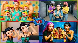Rumi vs Jinu vs Zoey vs Mira - KPOP DEMON HUNTER Adventures Episode