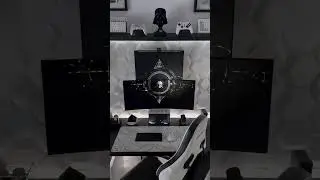 DESKTOP SETUP | BLACK & WHITE | BUILDMASTER |  #buildmaster #computer #pc #pcgaming