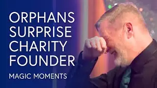 Orphans from Ukraine Arrive on Stage to Thank the Founder of Dnipro Kids | Magic Moments