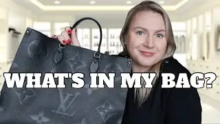 WHAT'S IN MY BAG: LOUIS VUITTON EMPREINTE ON THE GO TOTE
