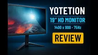 Review - YOTETION 19 inch HD (1400 x 900) Monitor, 75Hz Refresh Rate, HDMI x1, VGA x1, Sm